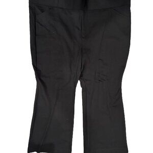 Plus Size Torrid Size 6 Pixie Ponte Pull on Flare Black Pants NWOT